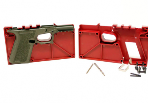 Polymer80 PF940C™ 80% Compact Pistol Frame and Jig Kit – OD Green (Glock® 19/23/32 Compatible)