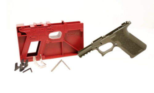Polymer80 PF940C™ 80% Compact Pistol Frame and Jig Kit – OD Green (Glock® 19/23/32 Compatible)