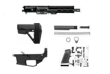 KAK 8″ 9mm 7.2″ MLOK Upper AR9 80% Build Kit
