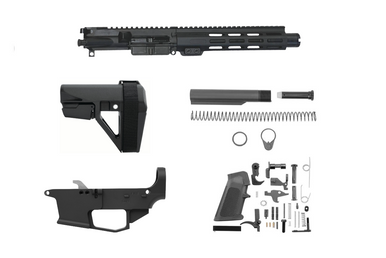 KAK 8″ 9mm 9″ MLOK Upper AR9 80% Build Kit