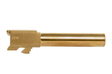 SMITH DEFENSE – 9MM G19 Barrel – Gold/TiN