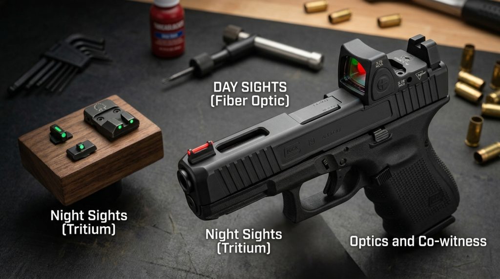Pistol sights